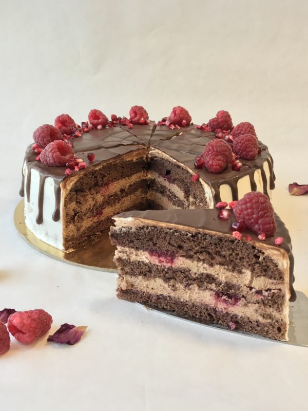 cokoladovo malinova torta