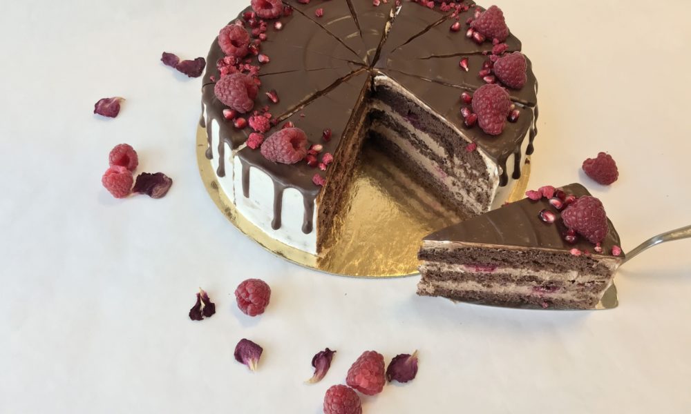 cokoladovo malinova torta
