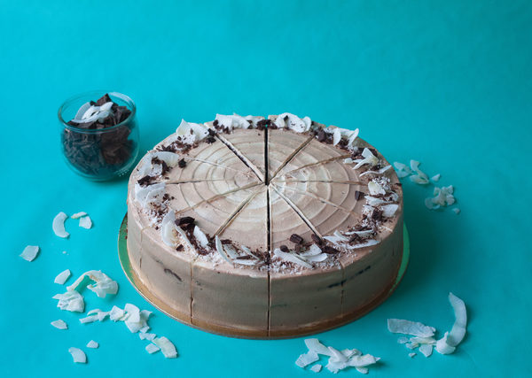 Čokoládovo kokosová torta
