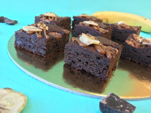 banánový brownies