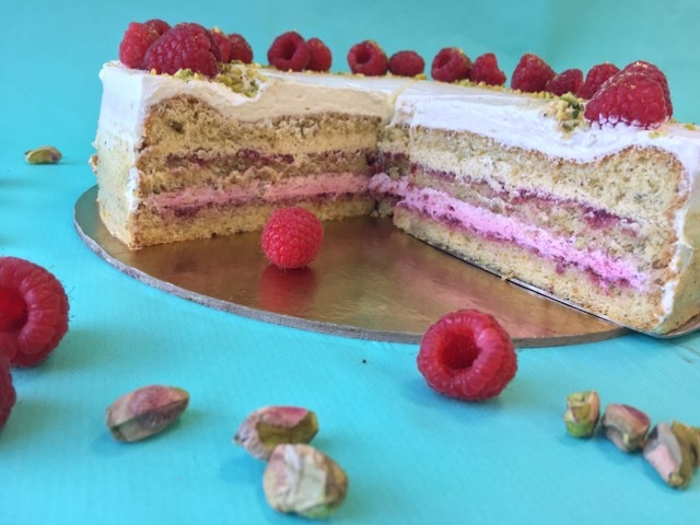 pistáciová torta