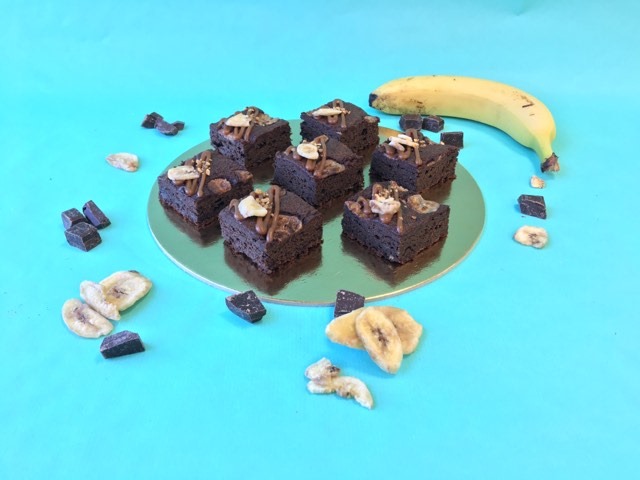 banánový brownies